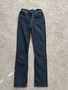 Agolde Corset Jeans in Washed Black